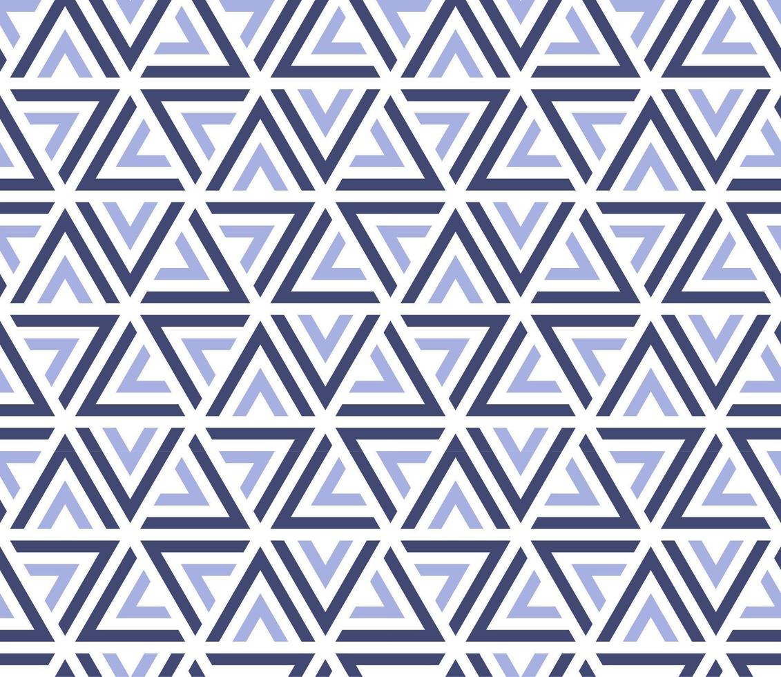 A seamless pattern with triangles vector