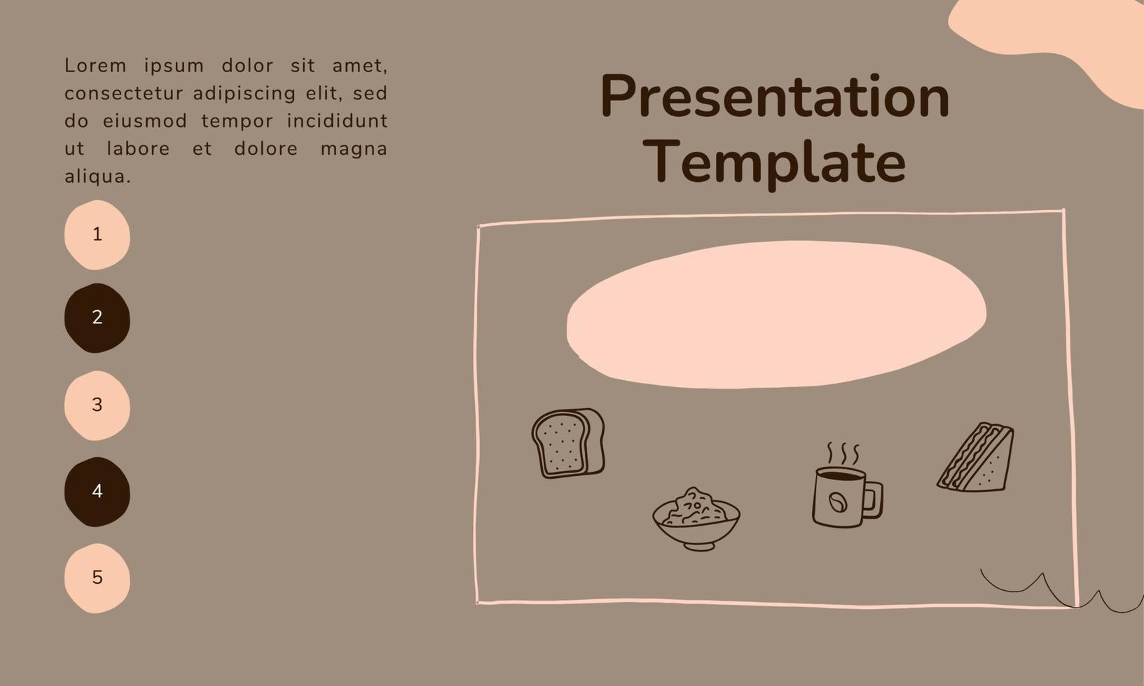 Abstract background, landing page template Memphis style illustration vector