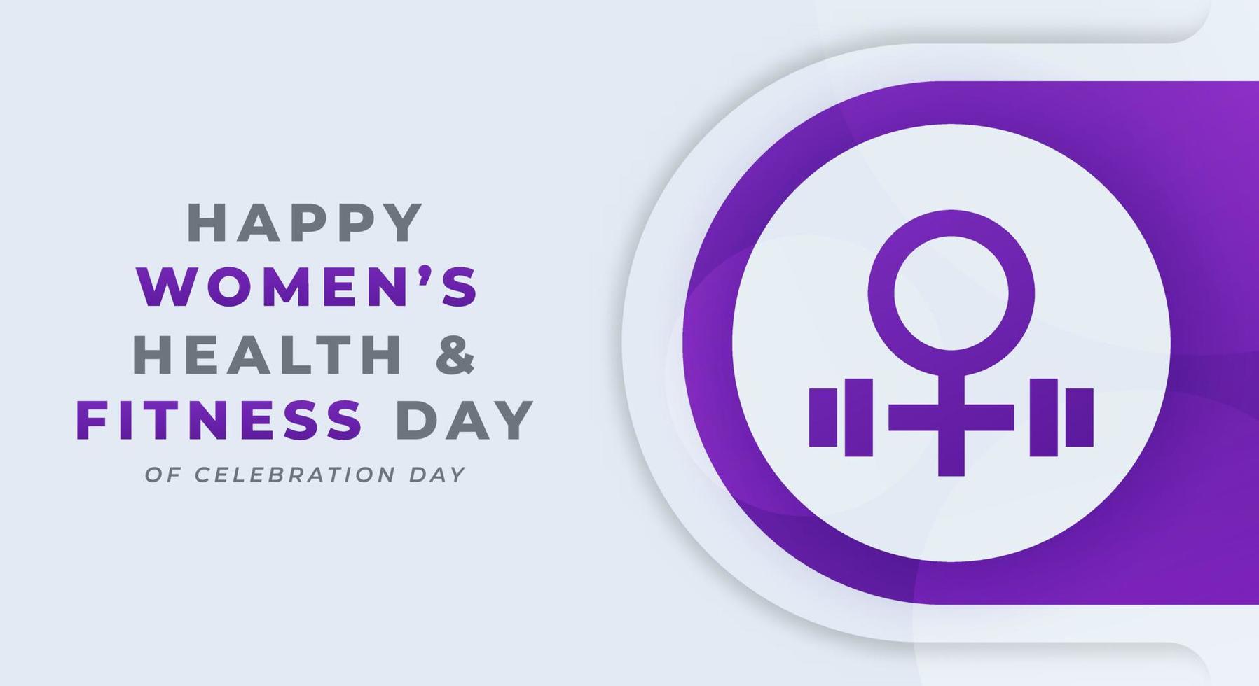 National Women's Health and Fitness Day Celebration Vector Design Illustration for Background, Poster, Banner, Advertising, Greeting Card