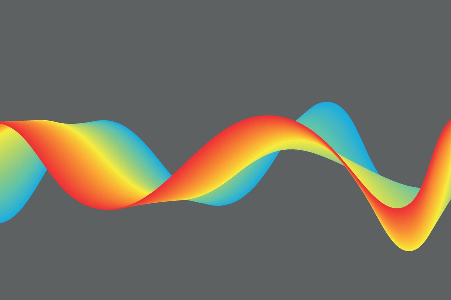 colorful gradient wave line. fluid abstract background. suitable for landing page and computer desktop wallpaper vector