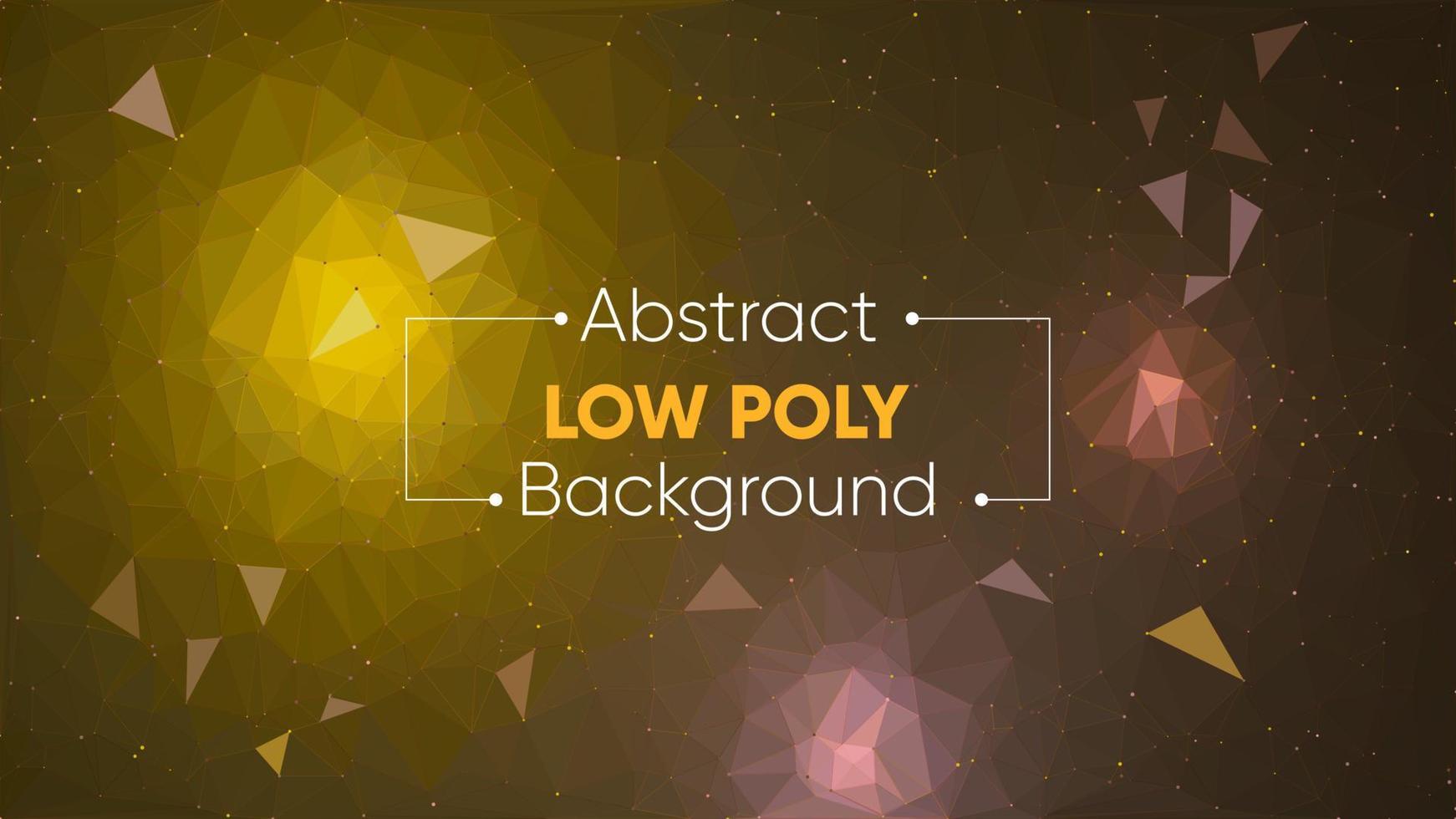 Abstract low poly futuristic background vector