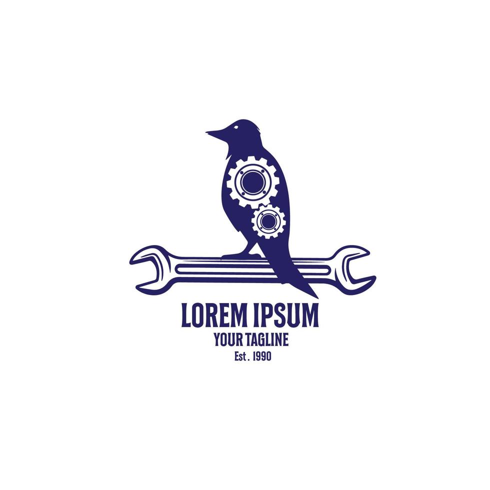 logo mechanic vector template illustration