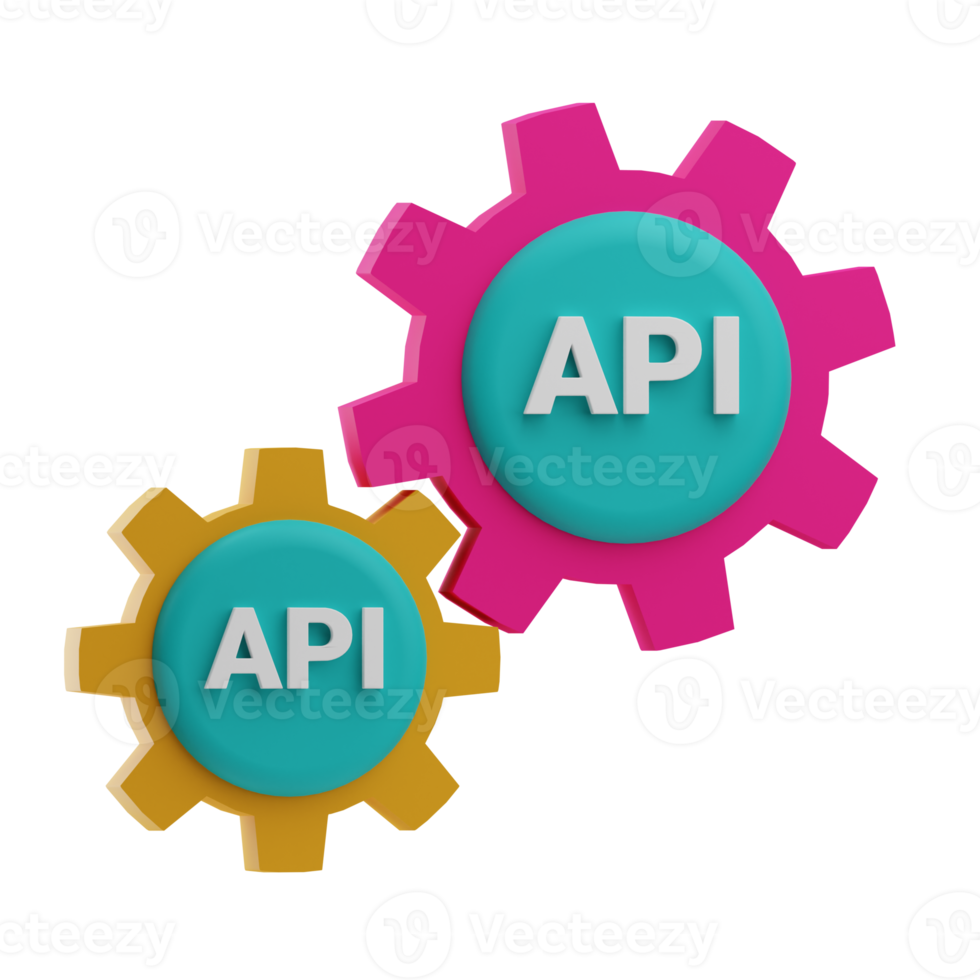 3d illustration api web development png