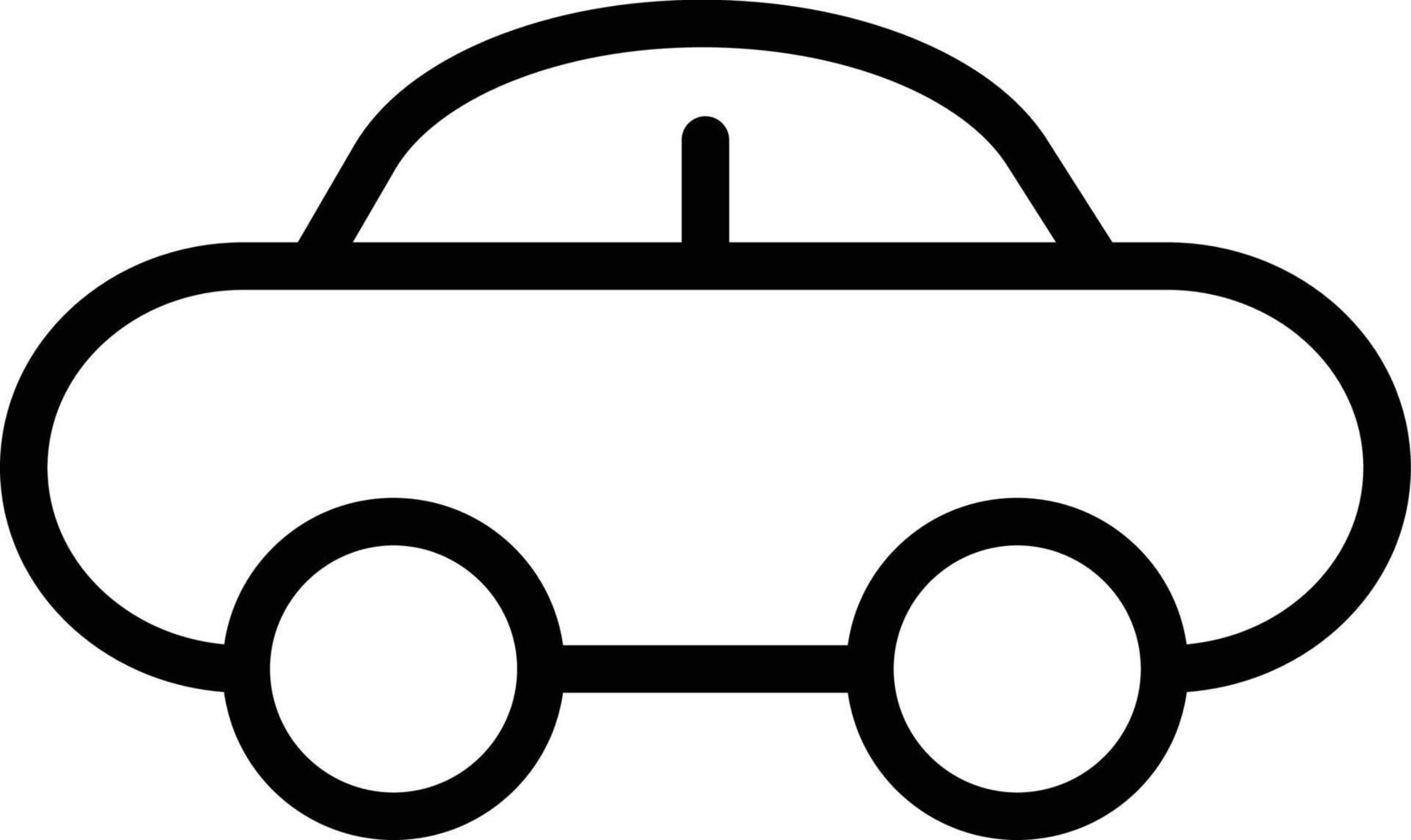 Car icon vector. Side, vehicle, automobile sign. Transport concept. vector