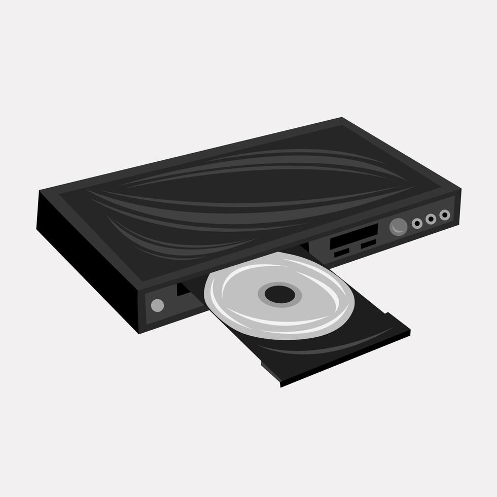 Cd dvd player vector illustration for graphic design and decorative element