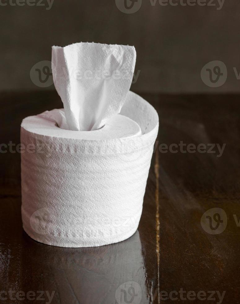 tissue roll on table photo