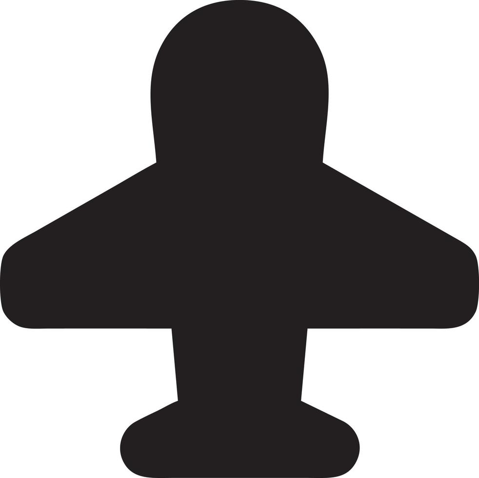 Plane icon symbol image vector, illustration of the flight aviation in black image. EPS 10 vector