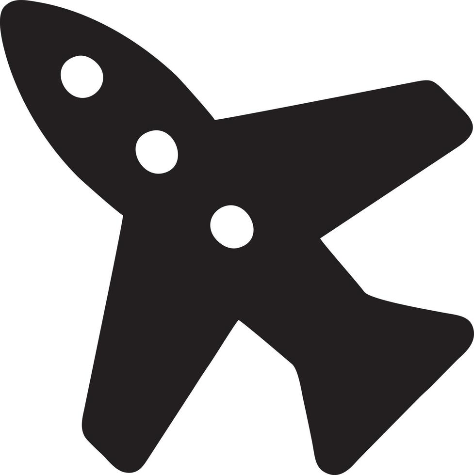 Plane icon symbol image vector, illustration of the flight aviation in black image. EPS 10 vector