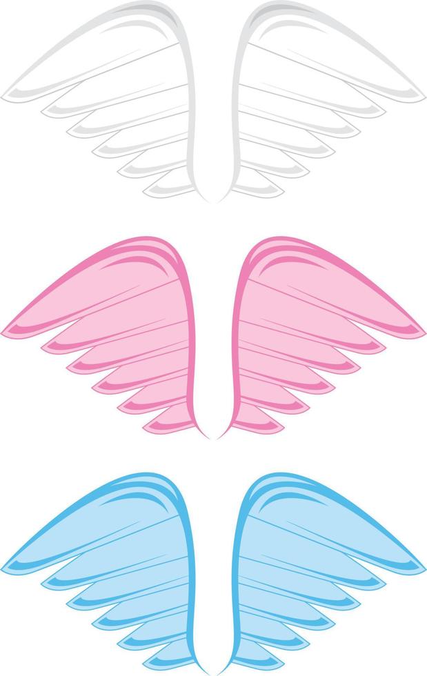 ángel alas ilustración vector