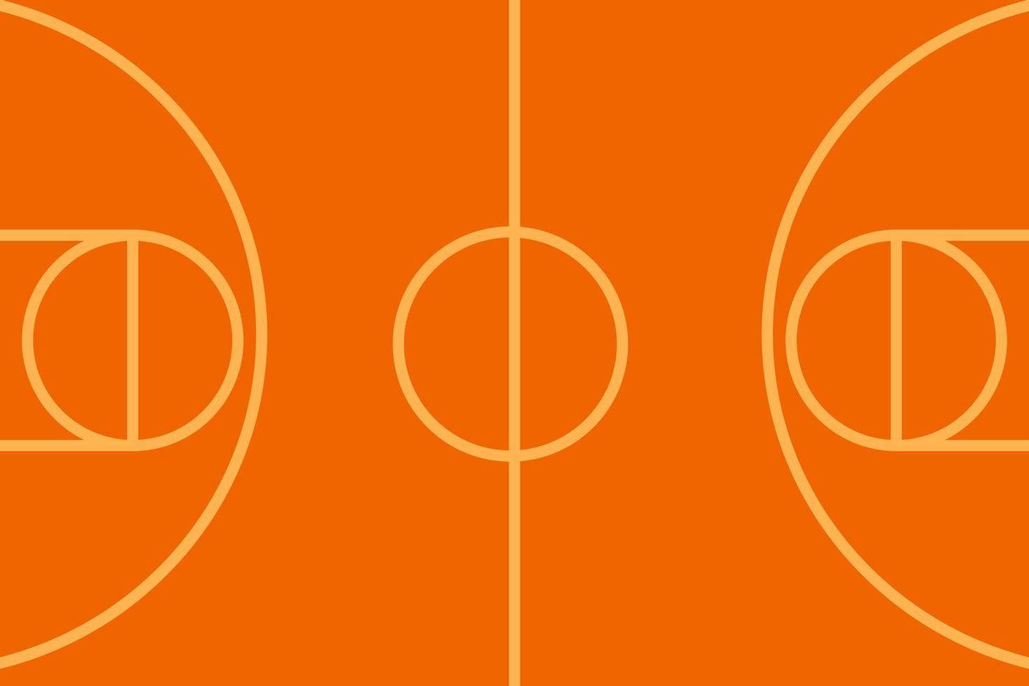 baloncesto Corte deporte vector ilustración naranja fondo, No personas resumen antecedentes gráfico sitio web tarjeta póster calendario impresión