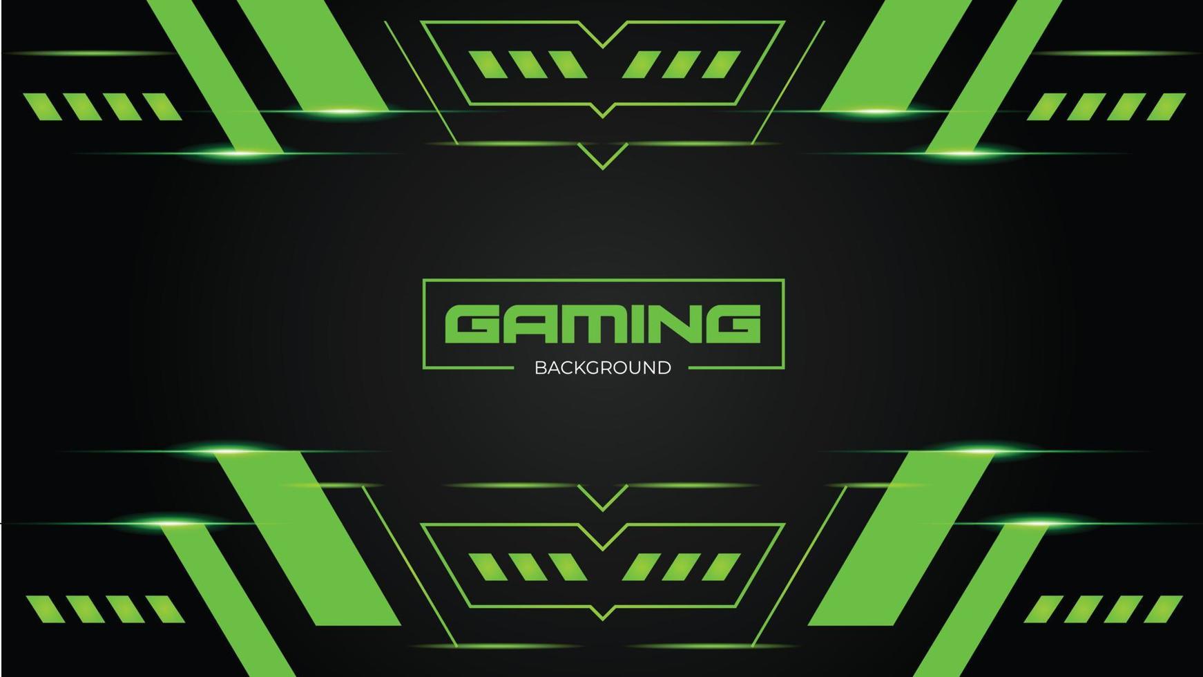 New Modern Gaming Background Green Color Design vector