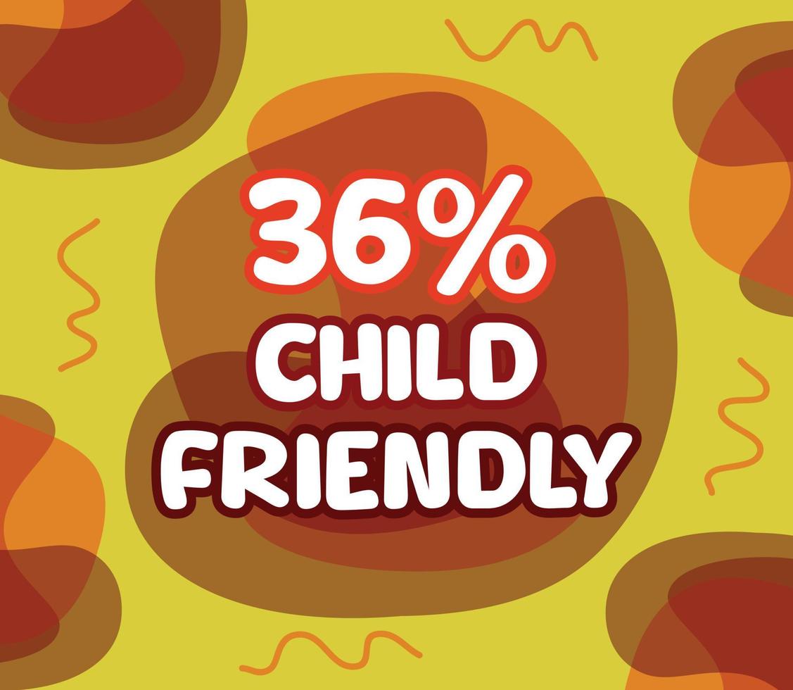 square shape banner vector, illustration of GMO percentage. interesting gradation design with child theme. vector