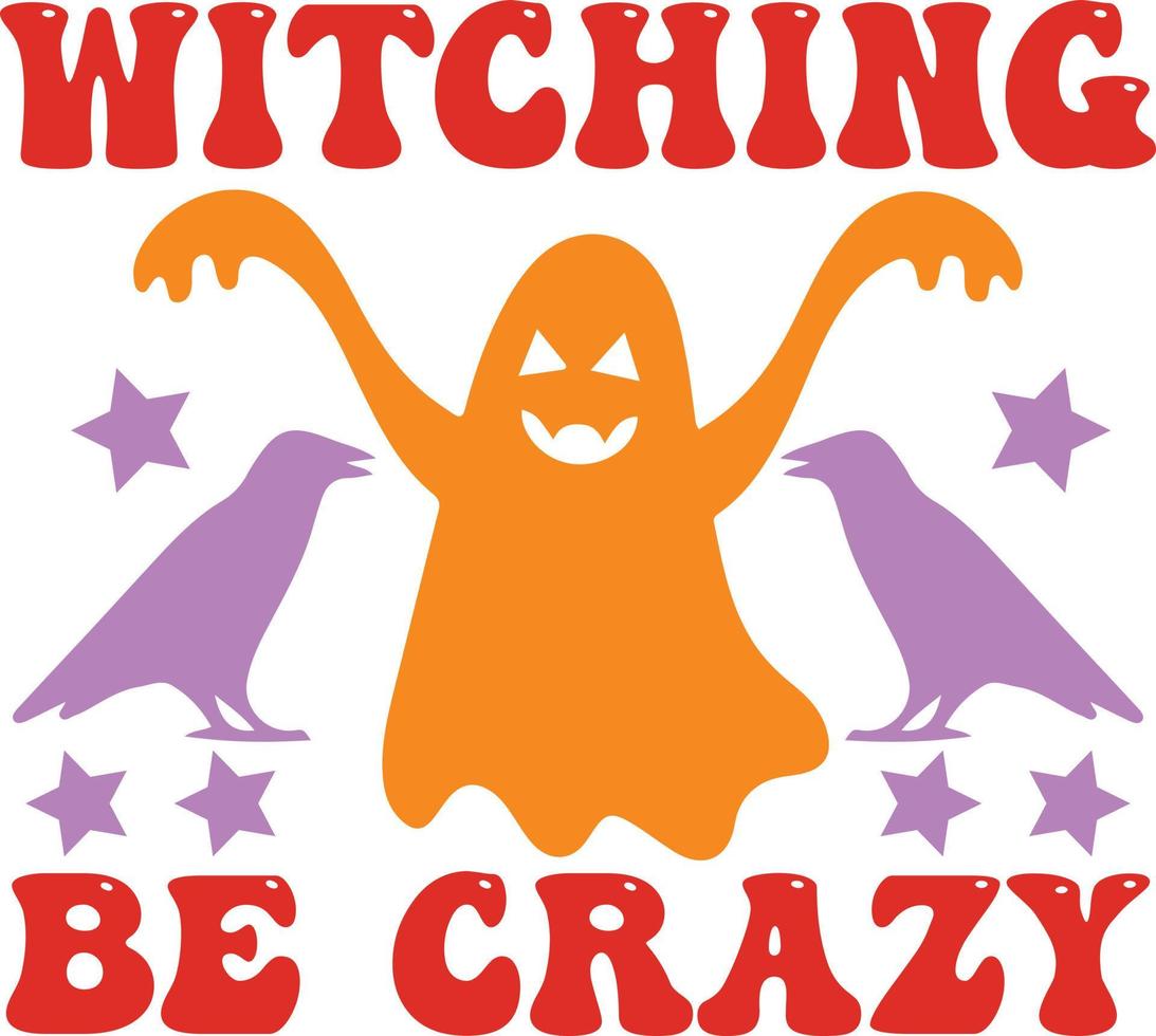 Halloween Typography  Design vector