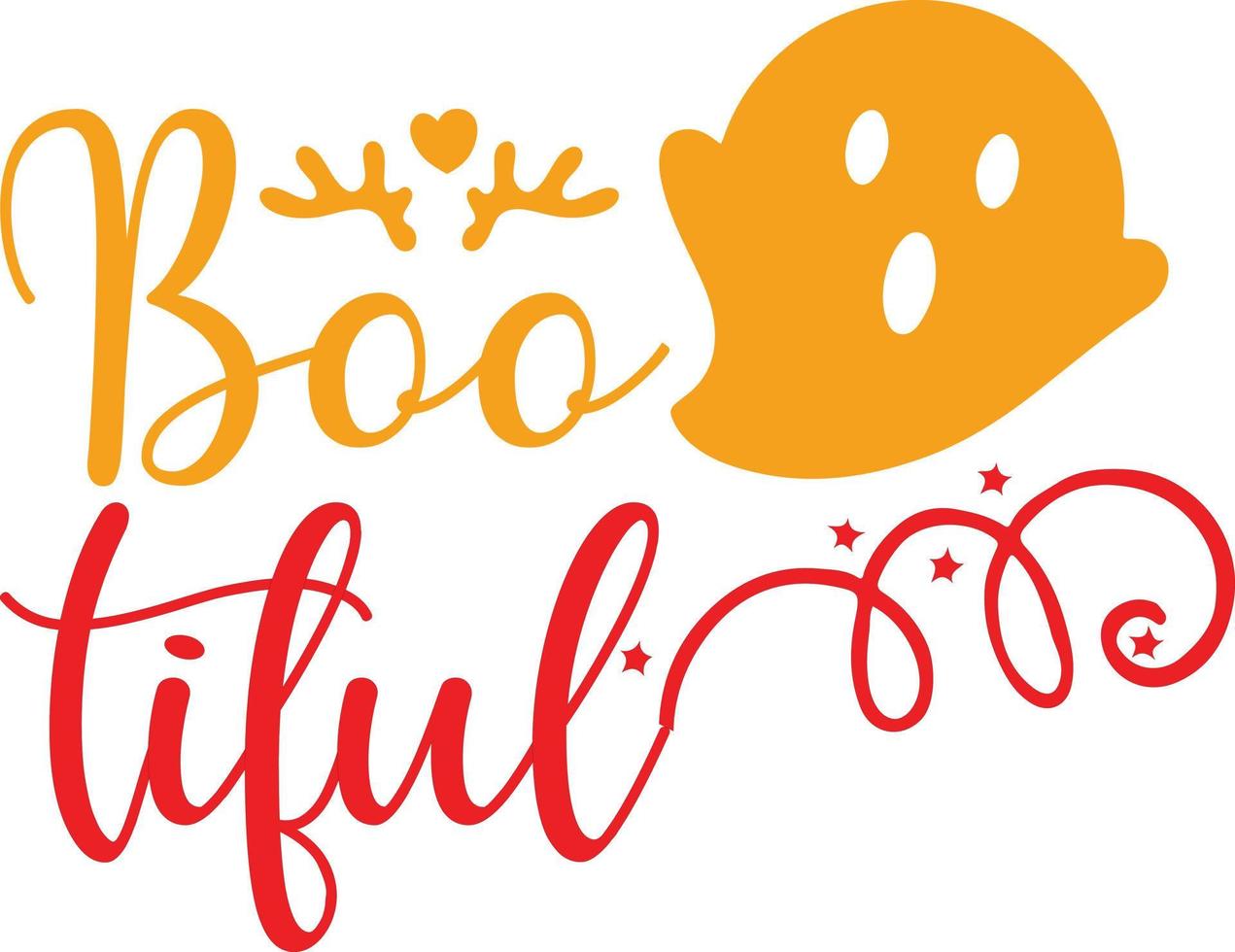 Halloween Typography Design vector