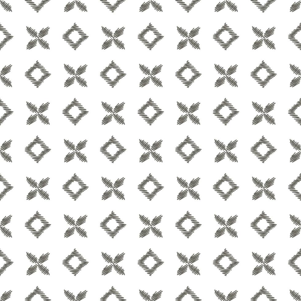 Seamless geometric pattern of rhombuses crosses. Vector illustration. EPS10