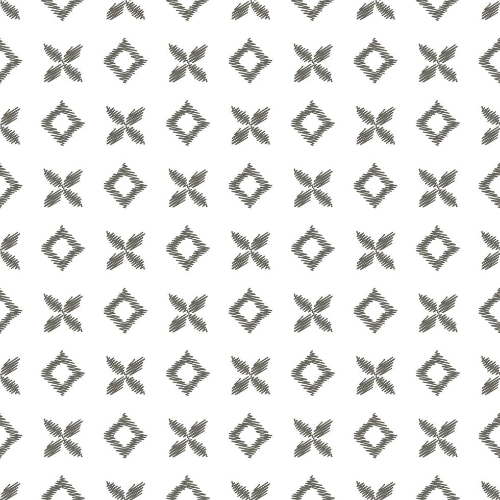 Seamless geometric pattern of rhombuses crosses. Vector illustration. EPS10