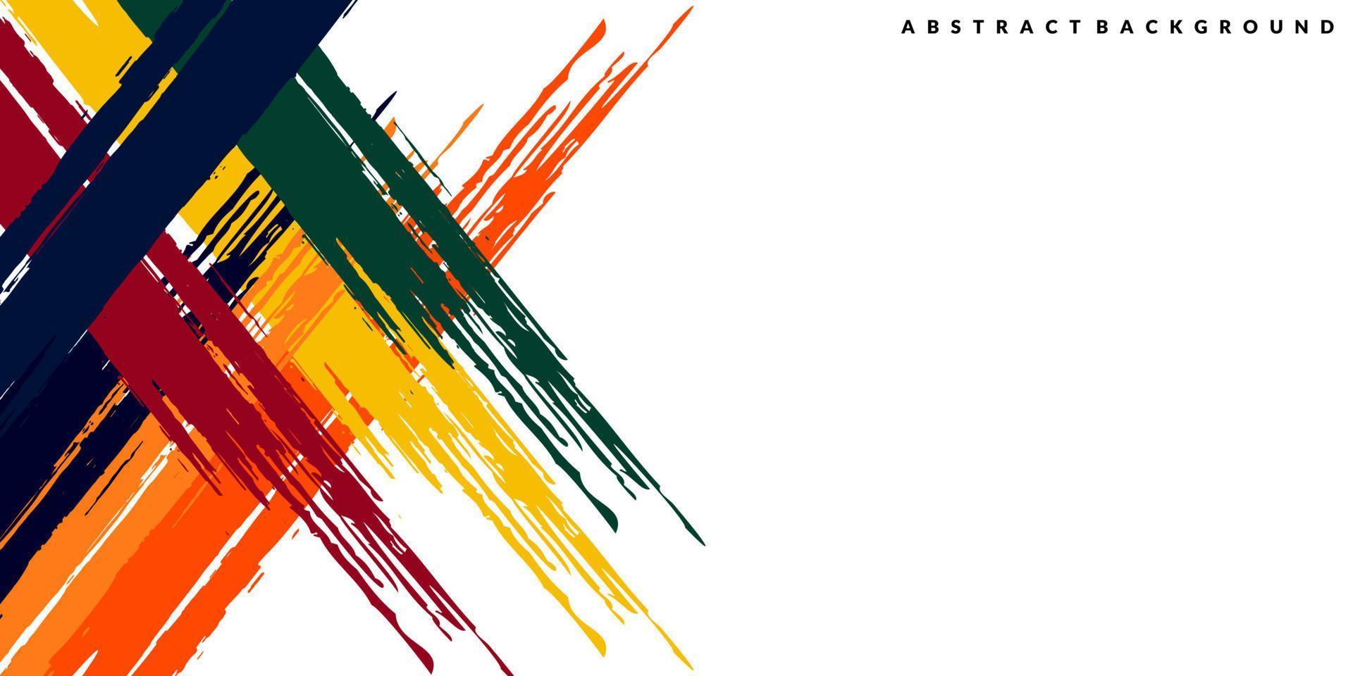 colorful paint grunge background vector