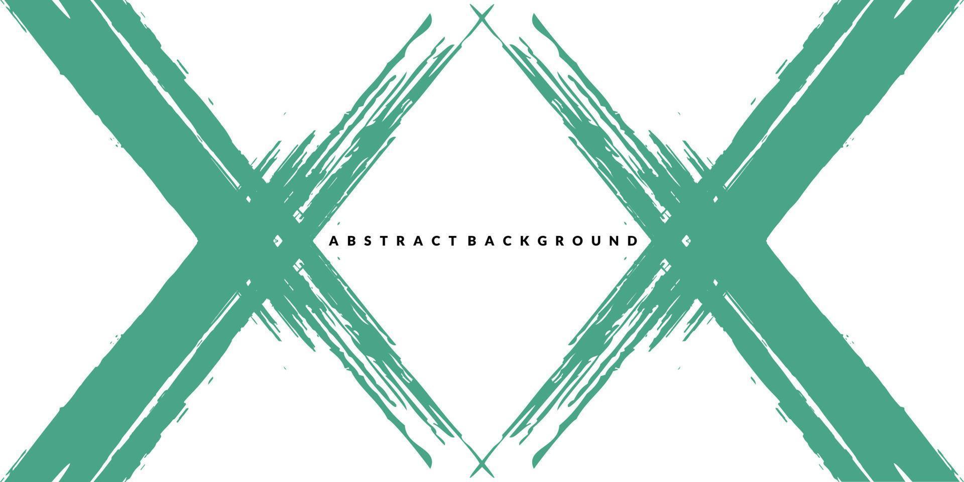 green color grunge paint background vector