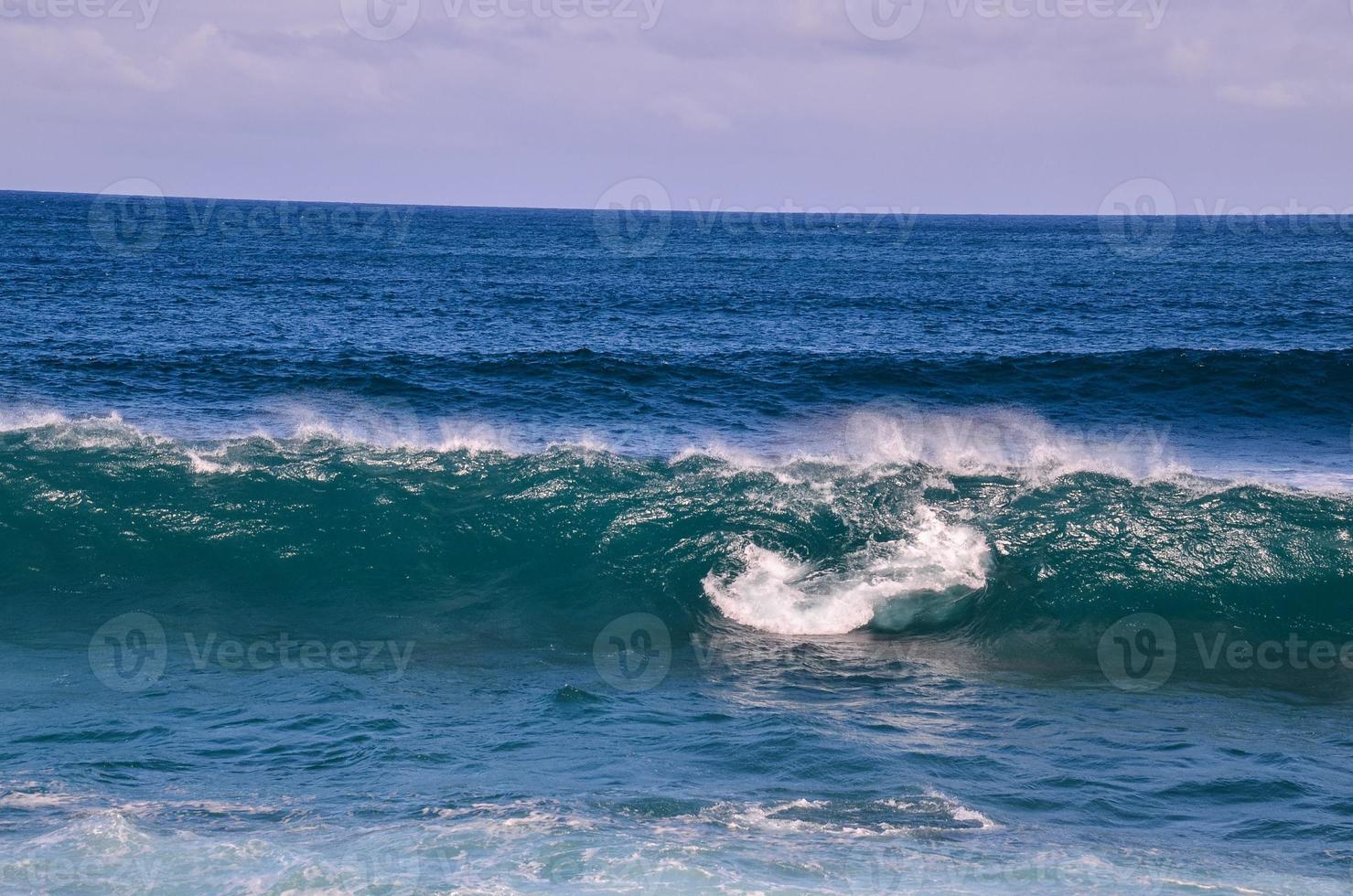 Waves in the ocean photo