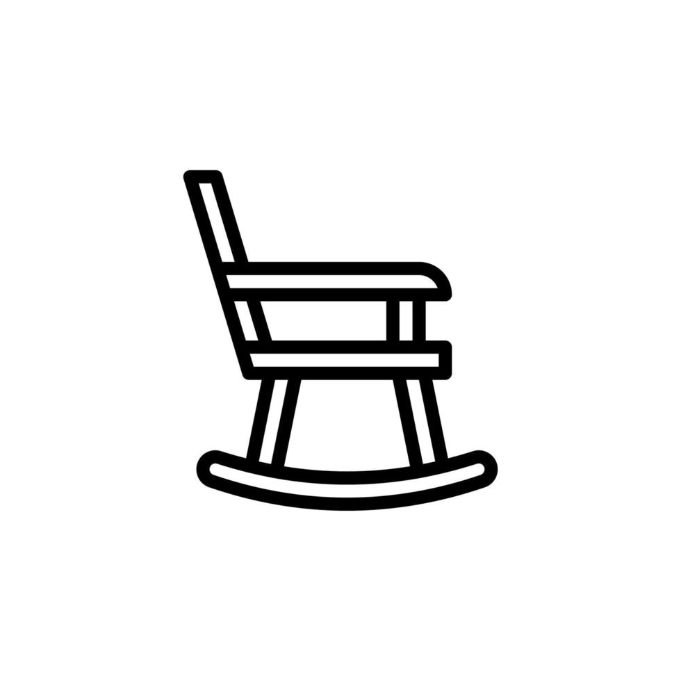balanceo silla icono vector
