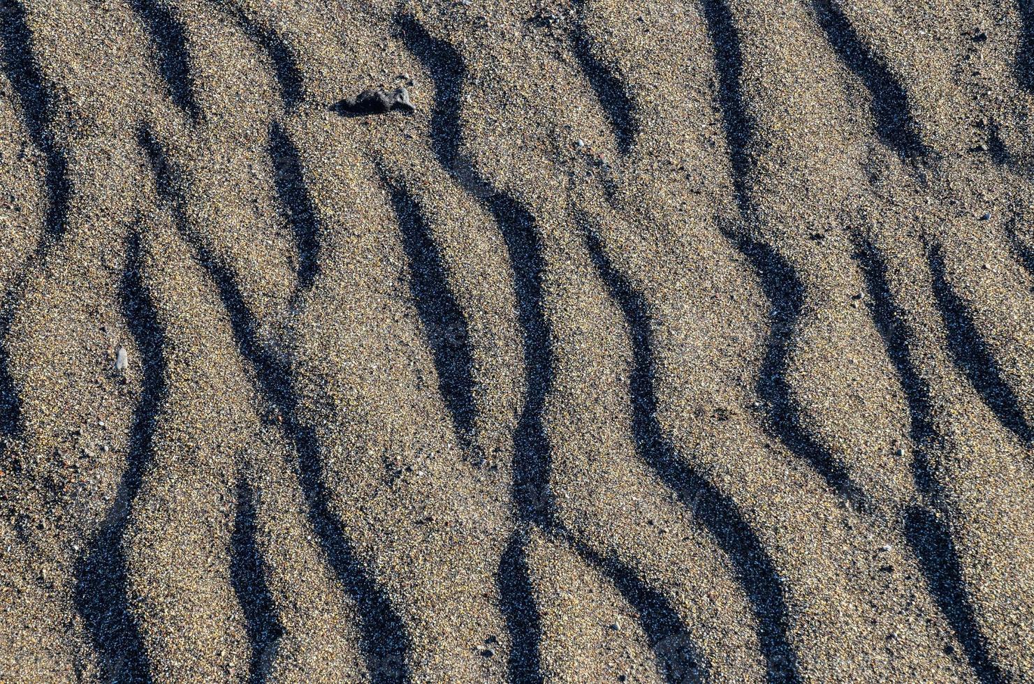 Waves in the sand photo