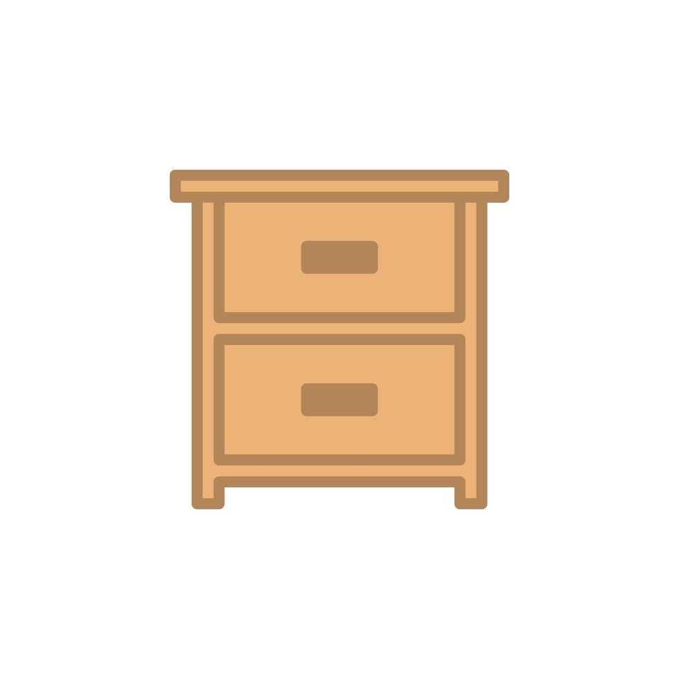 cajón icono vector