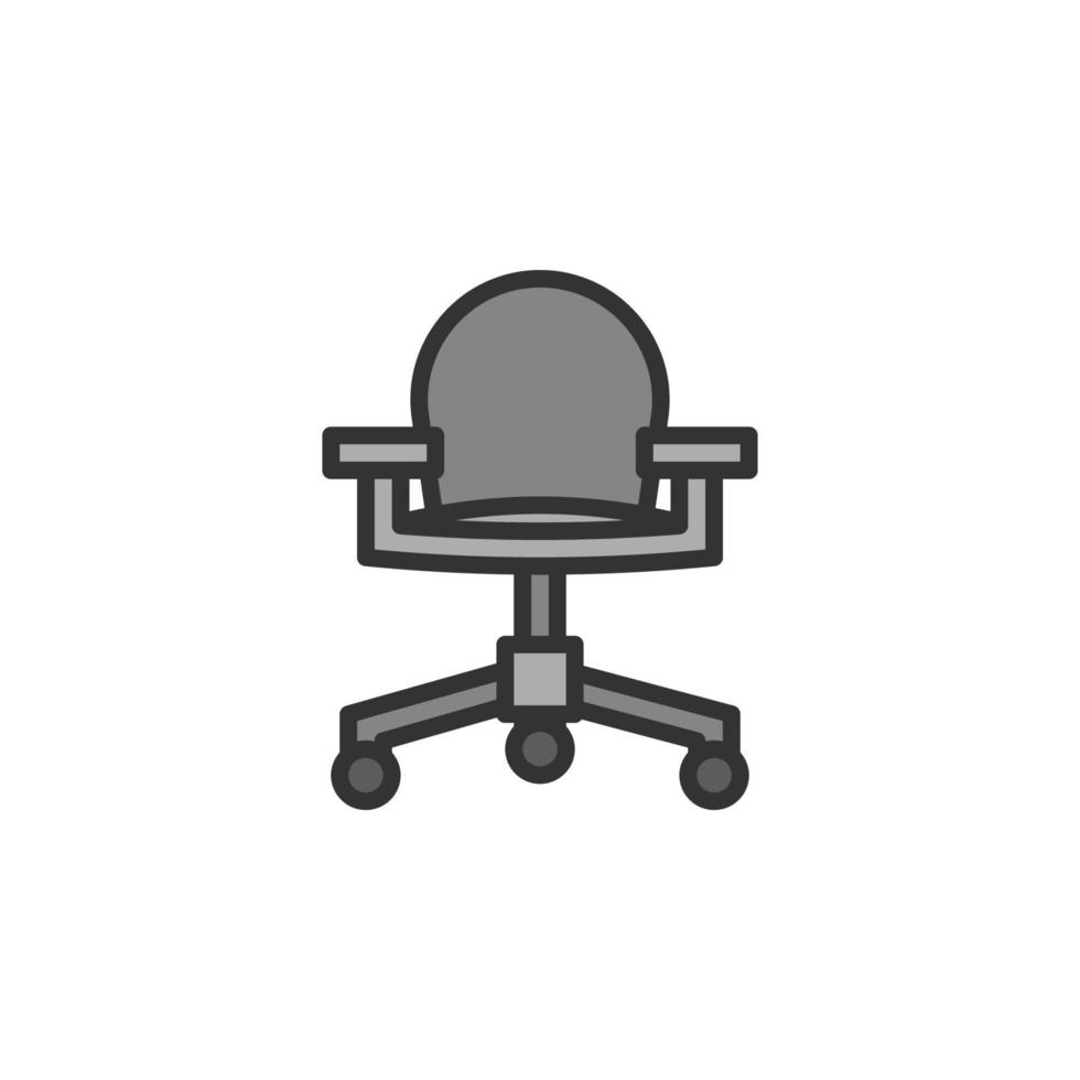 Officer Chair icon vector