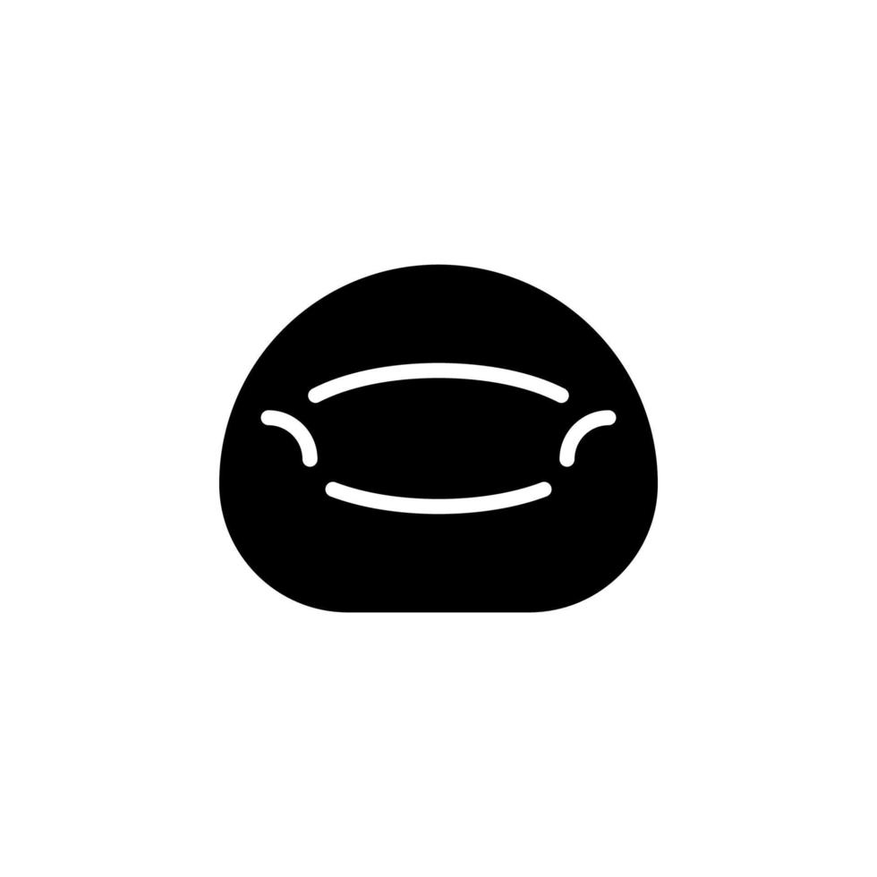 Bean Bag icon vector