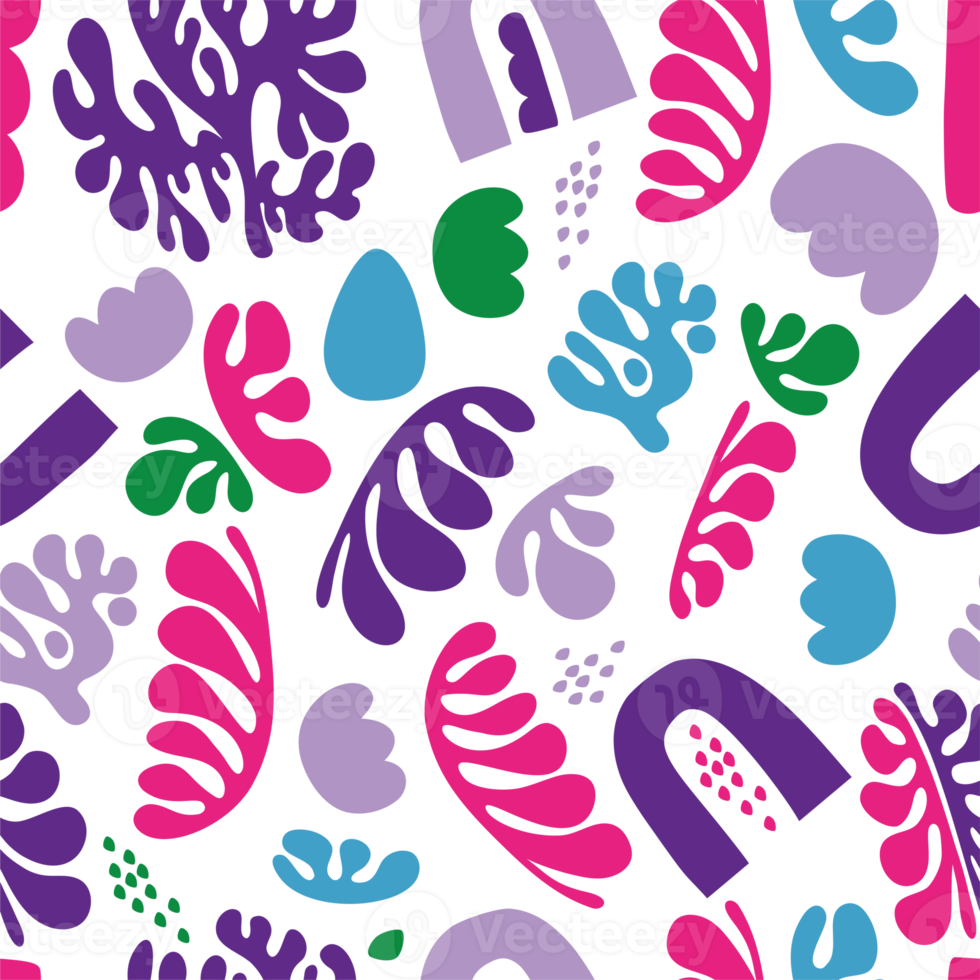 seamless pattern. minimal  Matiss style png