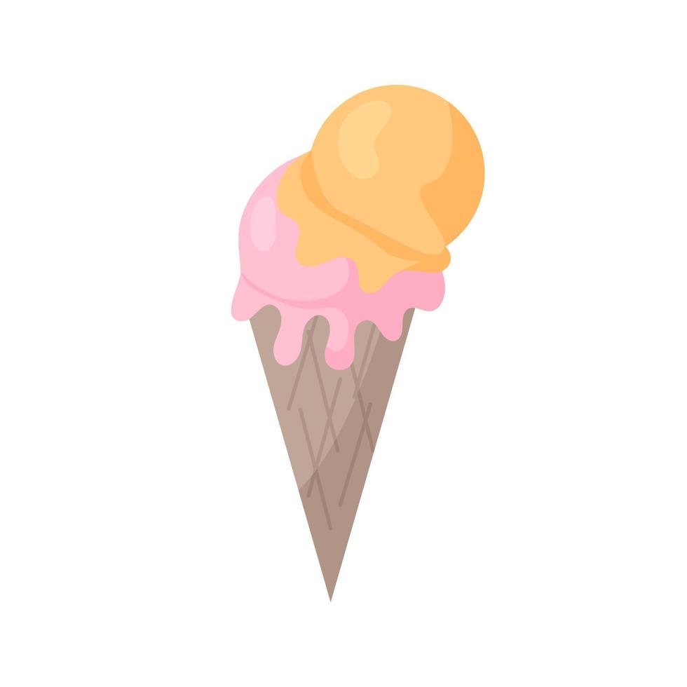 ice cream cone vector