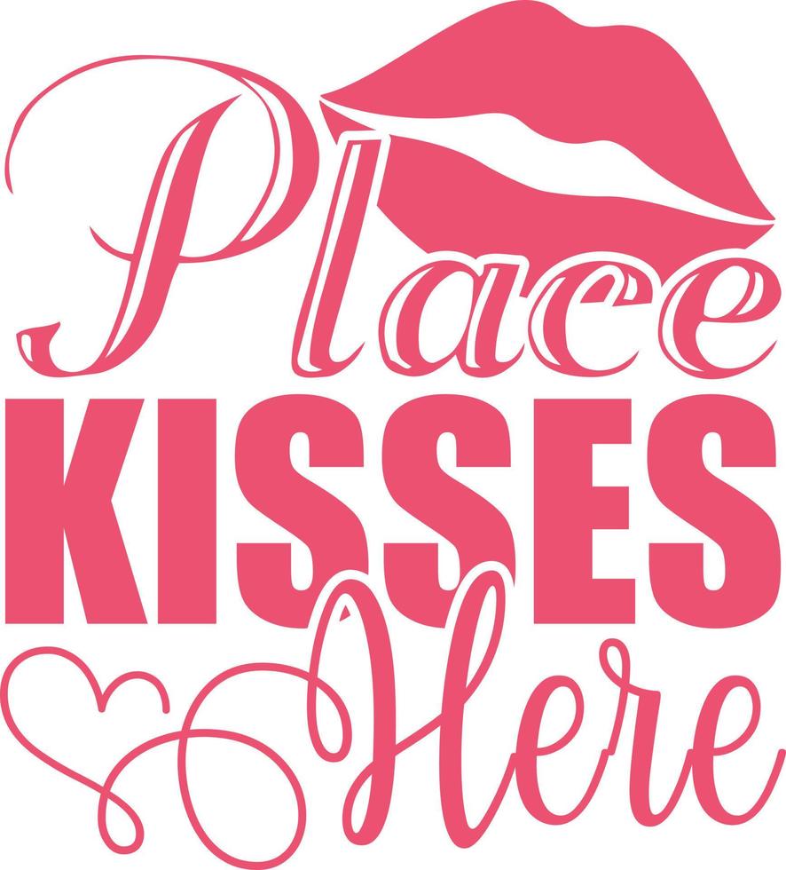 Valentine Typography Design vector