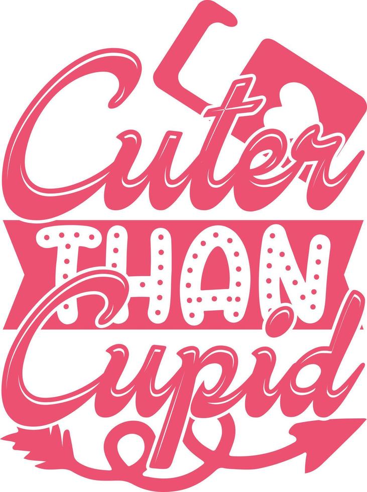Valentine Typography Design vector