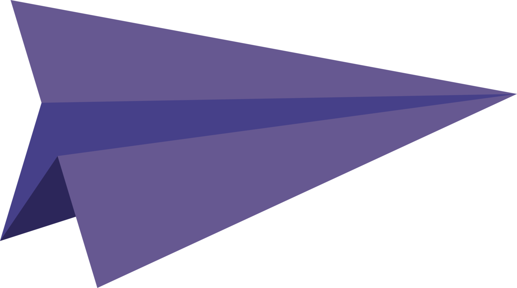 Colored paper airplane png