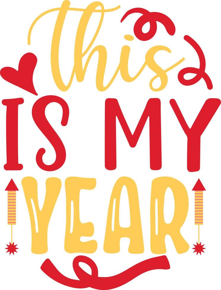 Happy New Year vector