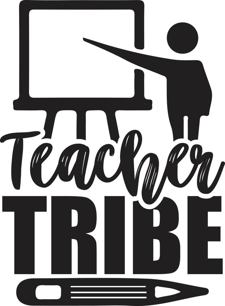 Teacher Typography Design vector