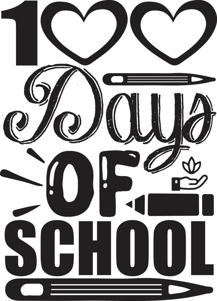 Teacher Typography Design vector