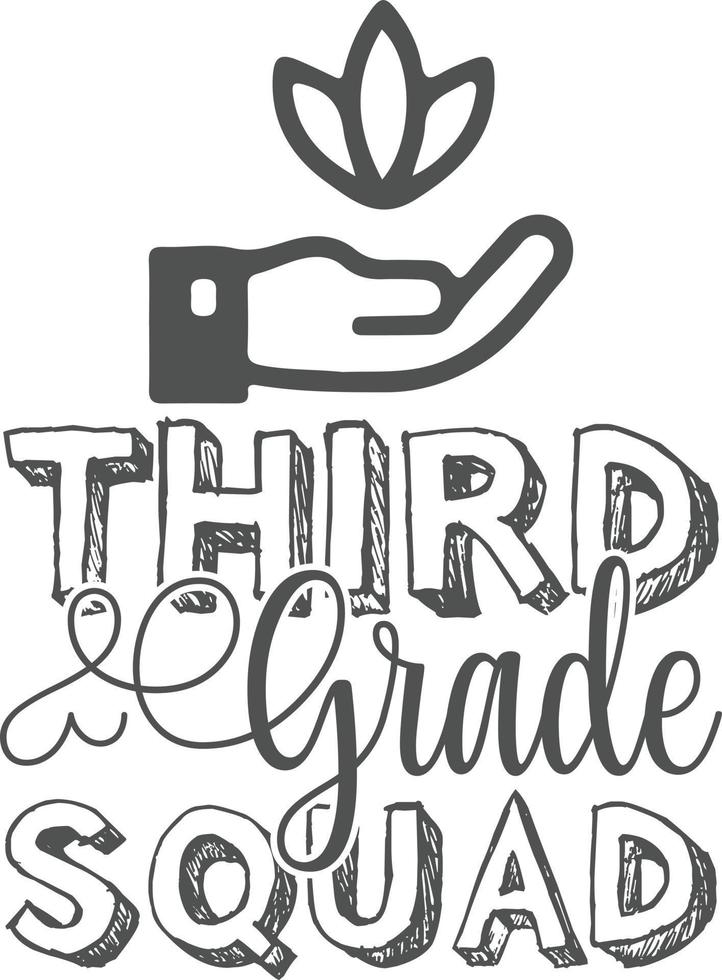 Teacher Tyography Design vector