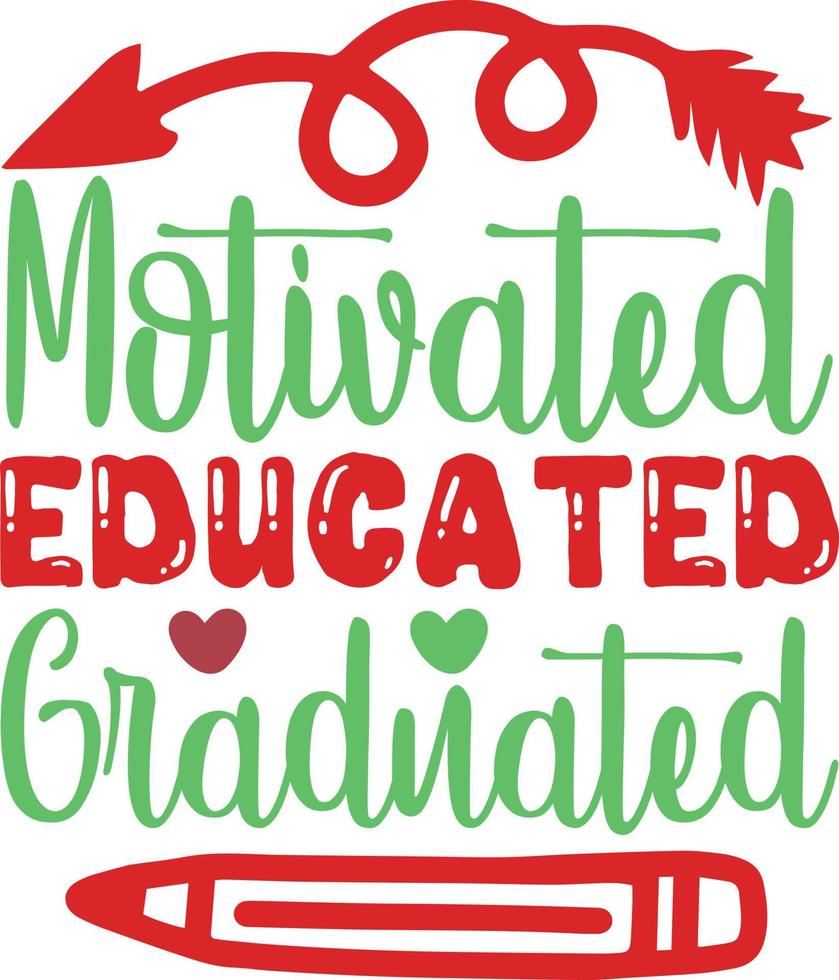 Teacher Typography Design vector