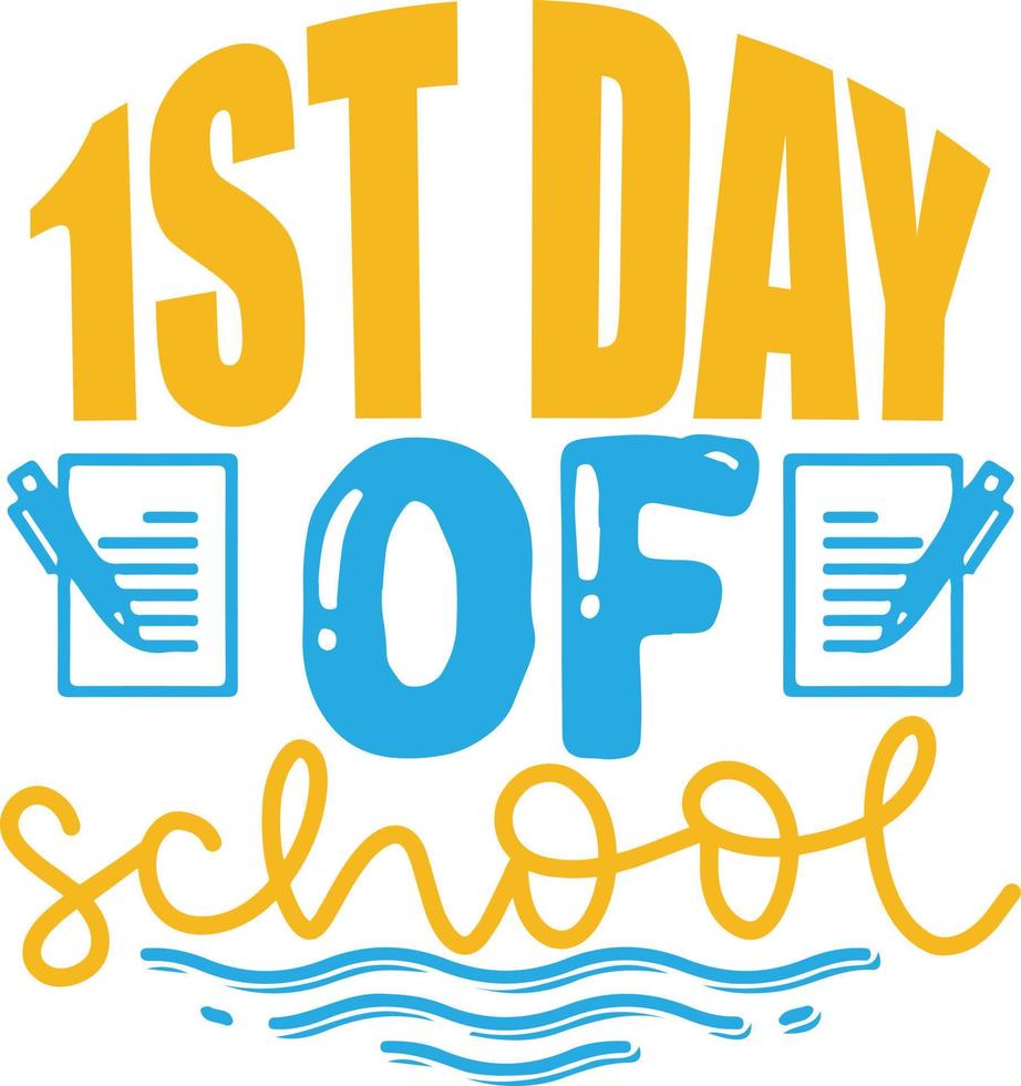 Teacher Typography Design vector