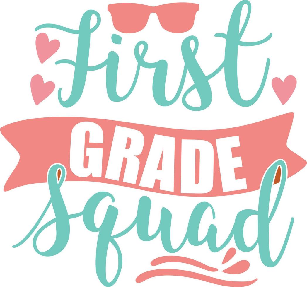Teacher Typography Design vector