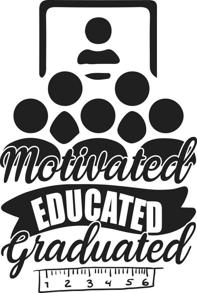 Teacher Typography Design vector