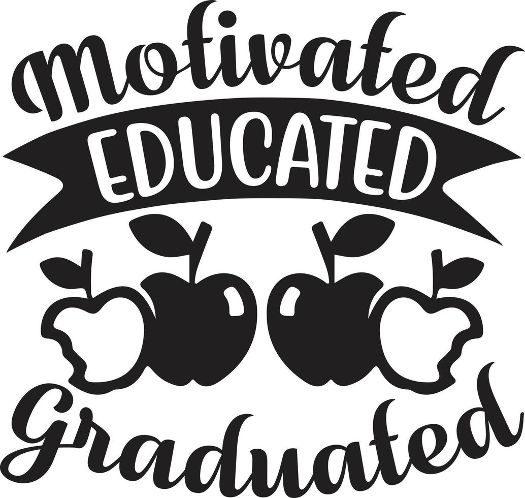 Teacher Typography Design vector