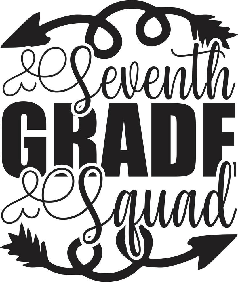Teacher Typography Design vector