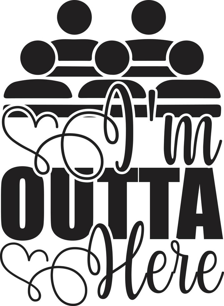 Teacher Typography Design vector