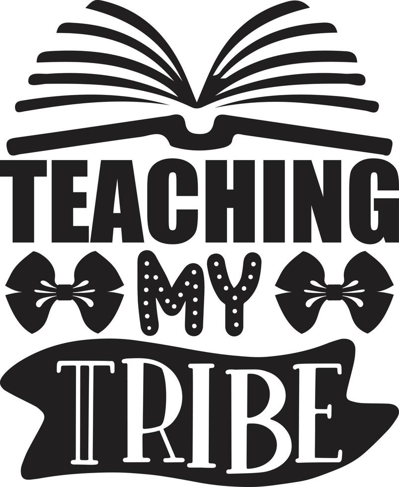 Teacher Typography Design vector