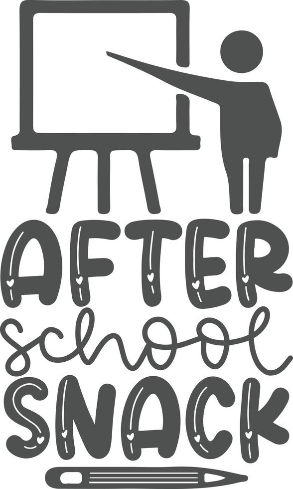 Teacher Typography Design vector