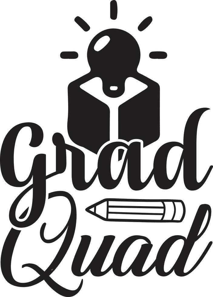Teacher Typography Design vector
