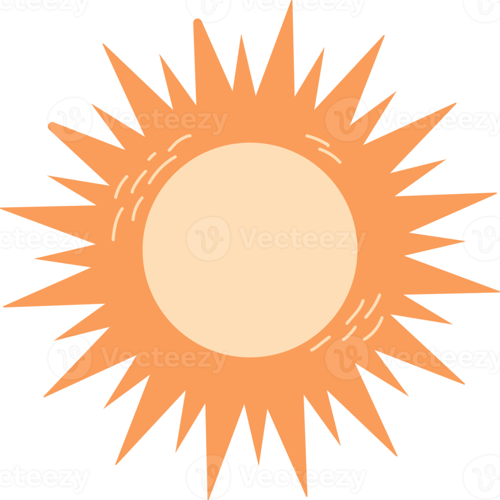 zon. symbool. decor png