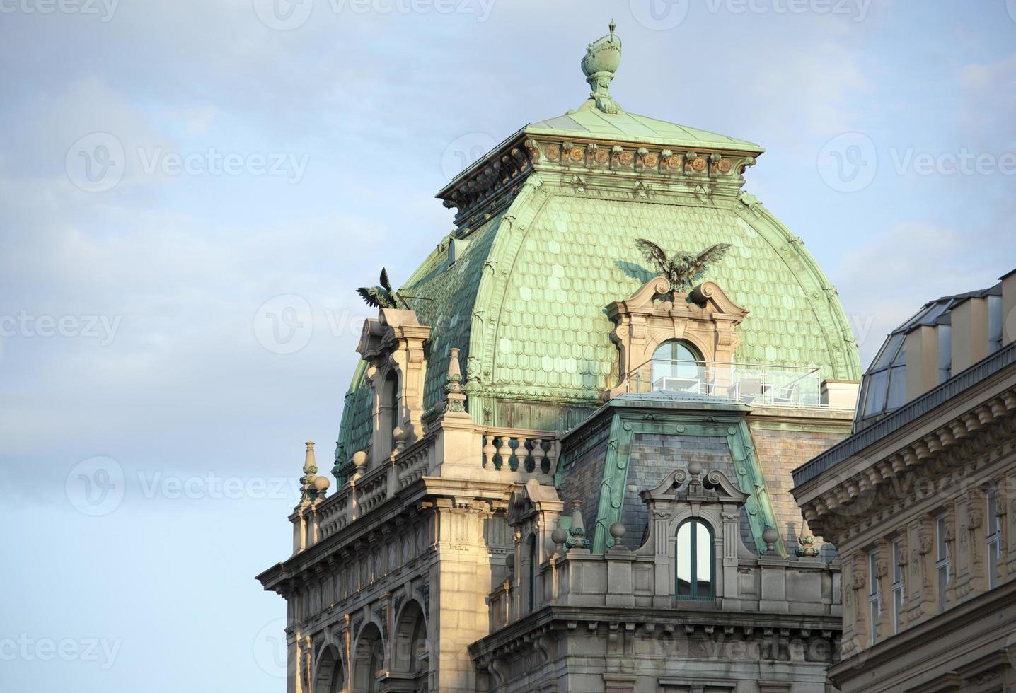 viena antiguo pueblo histórico edificio techo foto