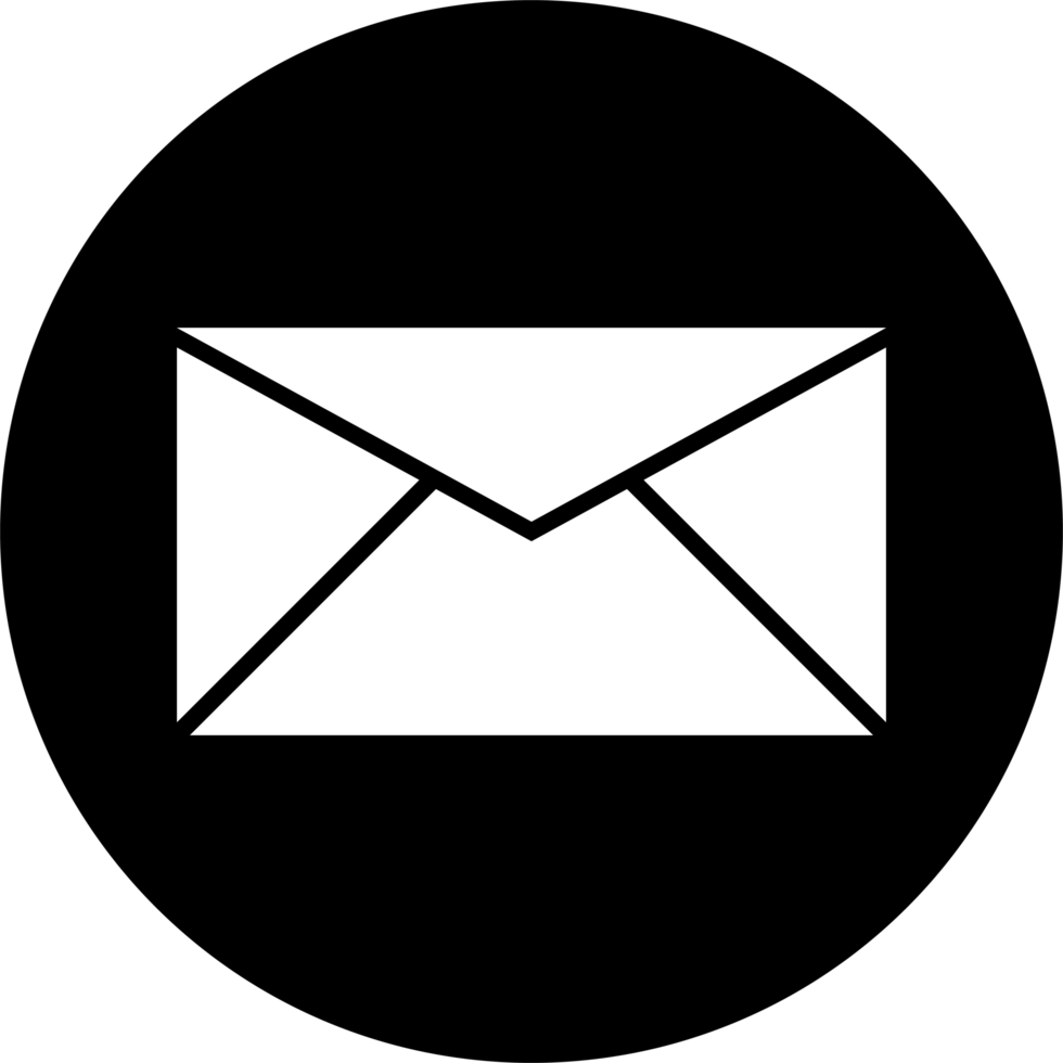 mail icoon geïsoleerd Aan transparant achtergrond, mail transparantie logo concept png